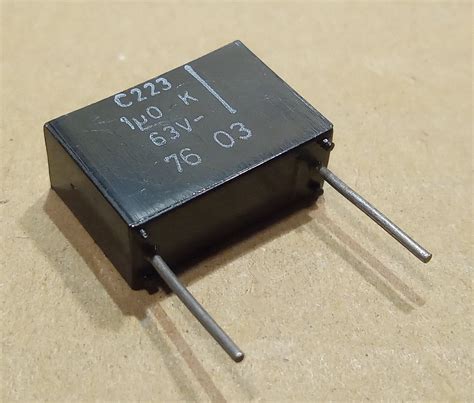 1uF, 63V, kondenzátor - Árwill Elektronic