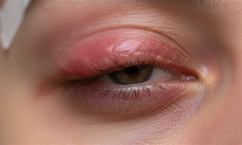 upper eyelid swelling