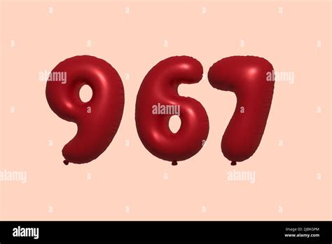 3d number 967 hi-res stock photography and images - Alamy