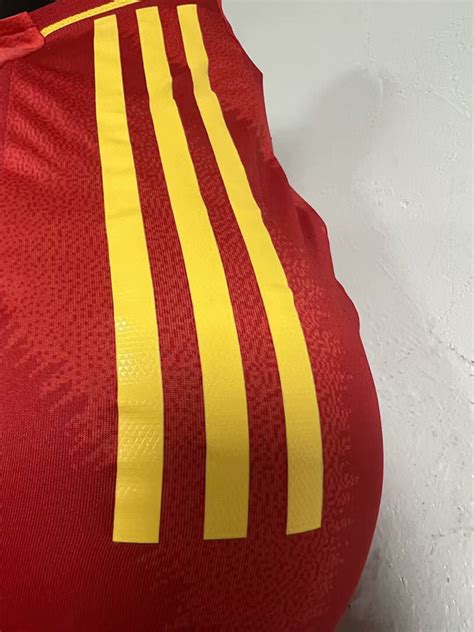 US$ 17.00 - 24-25 Spain Home Player Version Soccer Jersey - www.gmkits4.com