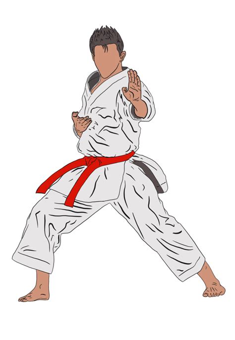 karate illustration modern design png file  png