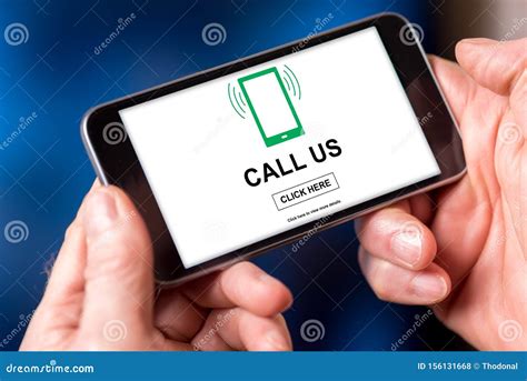 phone support concept   smartphone stock photo image