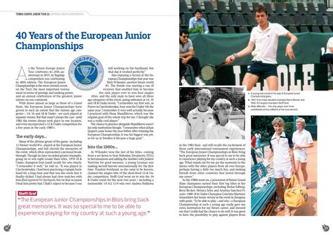 25 years of the Tennis Europe Junior Tour by Tennis Europe - Issuu