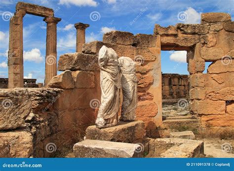 Libya, Cyrenaica. Cyrene Necropolis. Unesco. Editorial Stock Photo ...