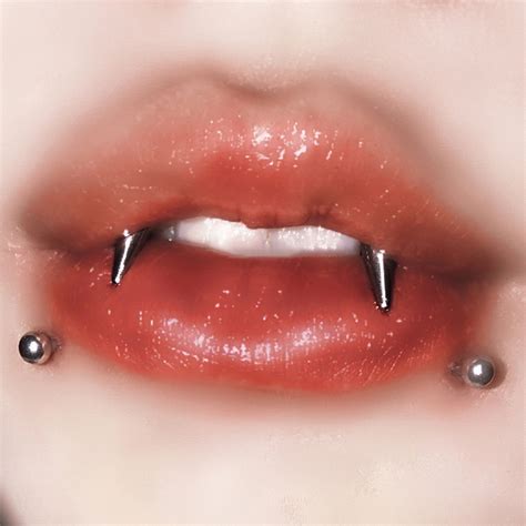 Vampire Bite Piercings