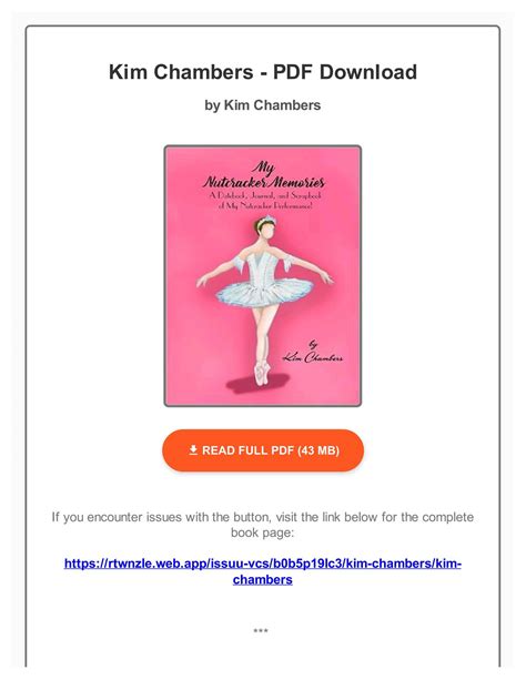 (PDF Download) Kim Chambers by Kim Chambers by MireilleFeeneyhc - Issuu