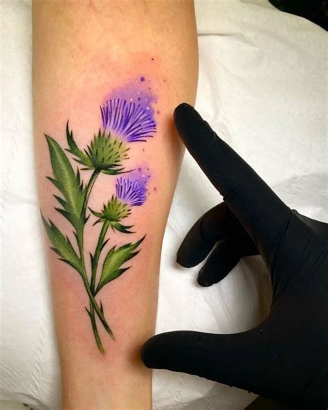 Thistle Tattoo Ideas - Tattoo Designs for Women - Flower