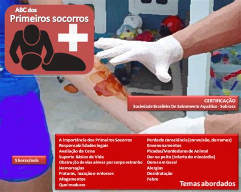 ABC dos PRIMEIROS SOCORROS - CURSO - SOBRASA
