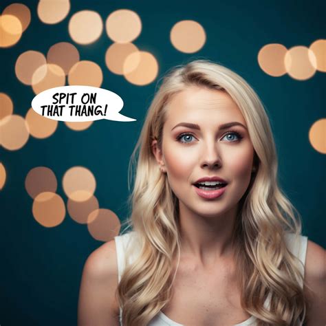 Download Surprised Blonde Woman Comic Caption Wallpaper | Wallpapers.com