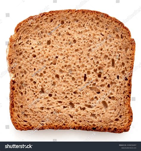 slice rye bread isolated  white stock photo  shutterstock