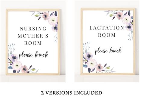 Nursing Mother Room Sign Printable, Please Do Not Disturb Sign