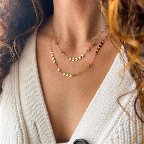 circle  chain morse code necklace leila