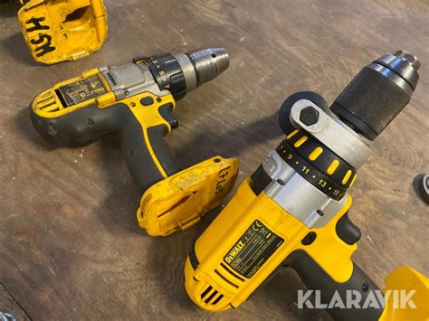 Diverse dewalt maskiner Dewalt, Ikast-Brande, Klaravik aukti