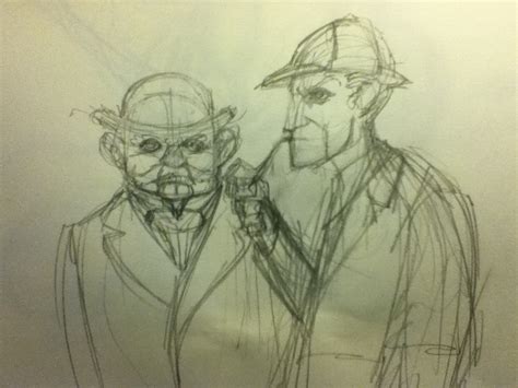 52 Scribbles: 26 - Sherlock Holmes and Watson