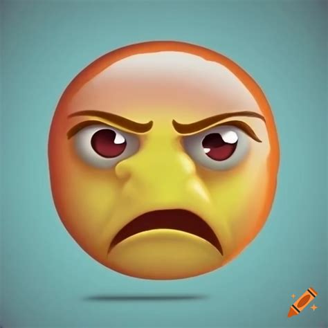 Style: emoji art, disgusted facial expression (wrinkled nose, raised ...