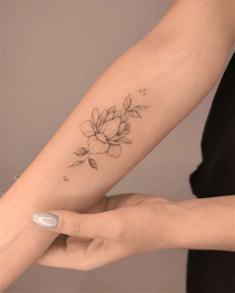 flower tattoos dainty  jennifer cheatwood blog