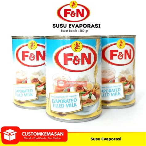 Susu Evaporasi F&N / Susu Evaporasi Cair / FN Susu Evaporasi 380gr