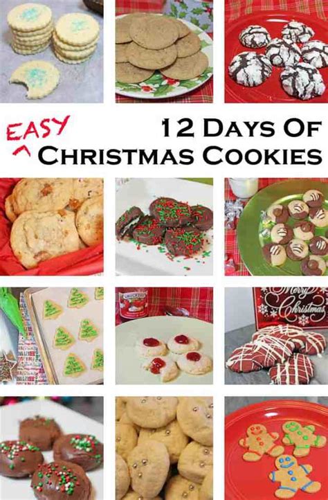 12 Days of Easy Christmas Cookies Recipes