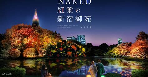 naked night garden  shinjuku gyoen admission  tokyo klook singapore