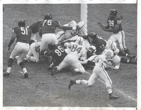 Item Detail - Baltimore Colts Alan Ameche Scores TD Against Bears 1956 Original Photo