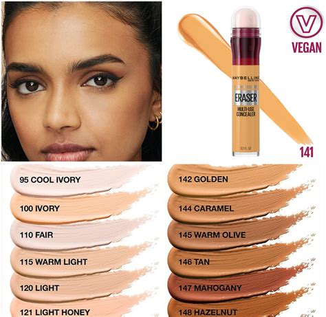 Maybelline Instant Age Rewind Concealer Swatches and Shade Finder ...