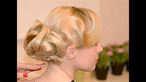 Hairstyle. Причёска с сеточками. Локоны - YouTube