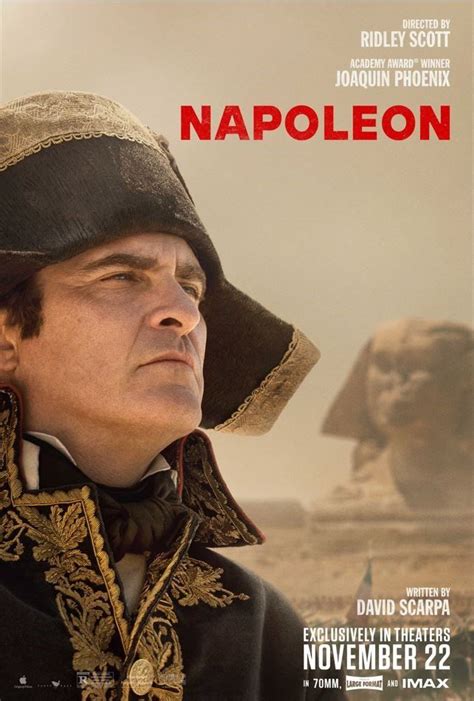 Joaquin Phoenix Invades Egypt in New 'Napoleon' Poster