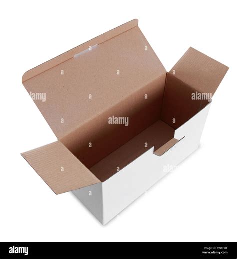 white empty box stock photo alamy