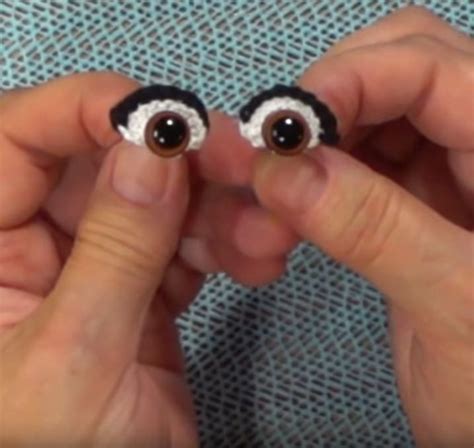 как просто и красиво сделать глазки для игрушек мастер-класс Crochet ...