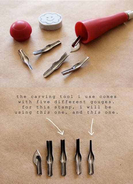 diy hand carved stamp tutorial! STEP4 | Самодельные штампы, Трафаретные ...
