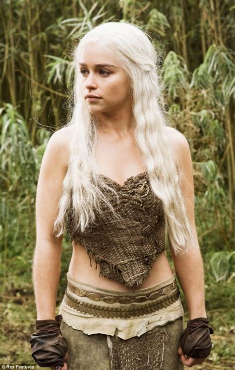 Game Of Thrones star Emilia Clarke reveals her flawless skin as she