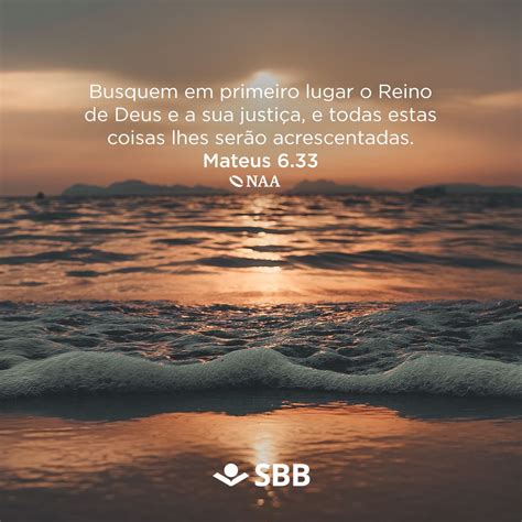 Buscai O Reino De Deus E A Sua Justiça