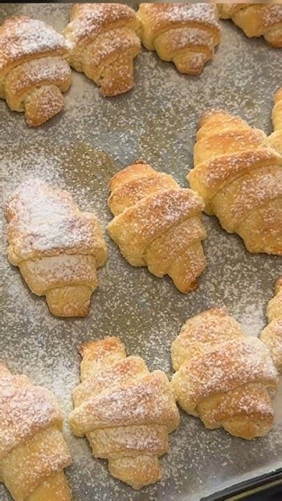 Рогалики. Рецепт рогаликов. Выпечка. #рецепты #рогалик #рогалики # ...