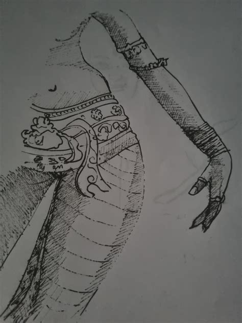Dancer . sketch done by myself. using pen : r/NSFWart