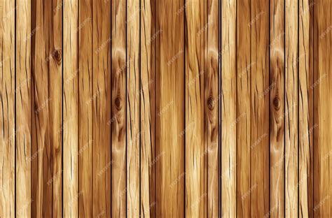 Premium Photo | A seamless texture with a wooden planks.