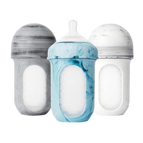 Amazon.com : Boon Nursh Reusable Silicone Pouch Baby Bottles - Medium