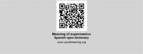 SUPERMASIVO - Spanish open dictionary