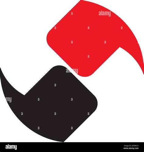 letter bq geometric clear talk symbol logo vector Stock Vector Image ...