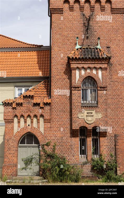 Domtiz, Germany - August 2, 2022: Cityscape Domitz in Mecklenburg ...
