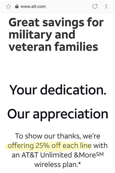 Military Discount : r/ATT