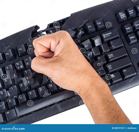 Keyboard Smashed By Angry User Stock Image | CartoonDealer.com #80297227