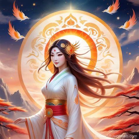japanese goddess  sun