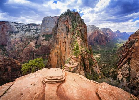 Valley Views, Zion National Park, Zion Canyon, The Great White Throne ...
