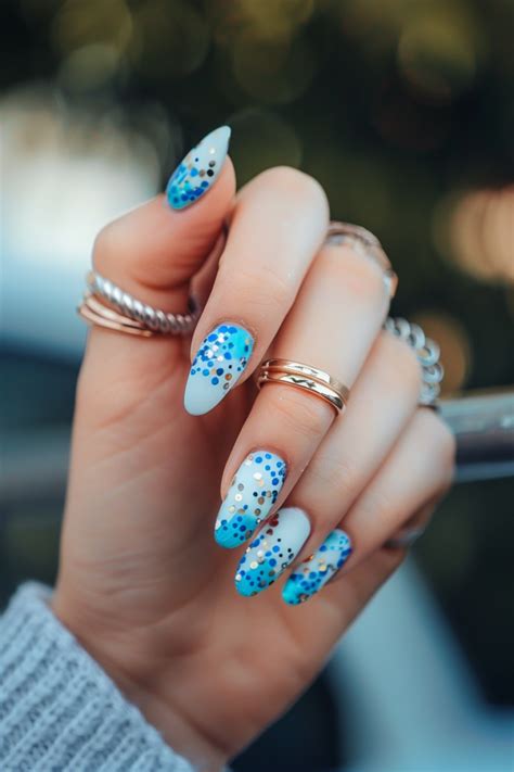 45 Dreamy and Delightful Baby Blue Nails