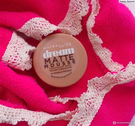 Тональный мусс для лица MAYBELLINE dream matte mousse - «Создает эффект ...