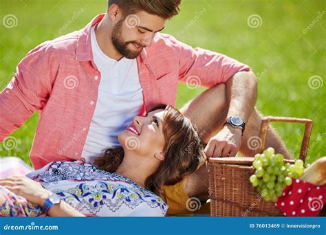 Fallen in love stock image. Image of ethnicity, grass - 76013469