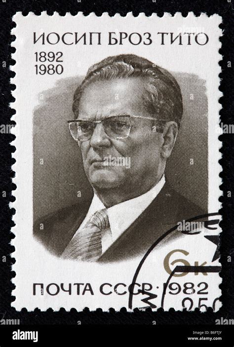 Josip Broz Tito, President of the Socialist Federal Republic of ...