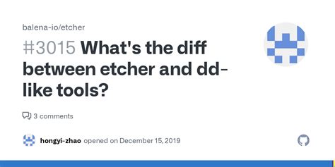 What's the diff between etcher and dd-like tools? · Issue #3015 ...