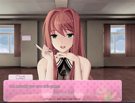 I finally won against Monika at a game of Nou. : r/MASFandom
