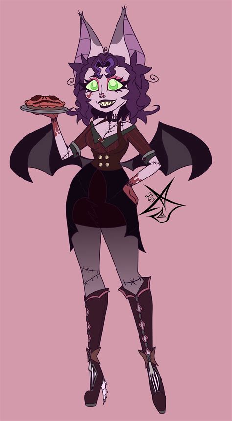 Wispstyria (Demon) [Hazbin Hotel OC} sp00ky_m0chi - Illustrations ART